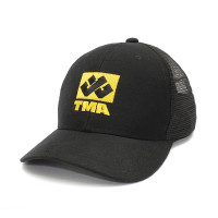 Boné 6 gomos c/ Ilhós Bordado Aba Curva 