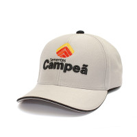 Boné 6 gomos Bordado Alto Relevo 