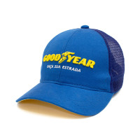 Boné 6 gomos c/ Tela Bordado Alto Relevo 