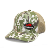 Boné Americano Tecido Sublimado Camuflado e Bordado